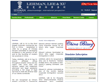 Tablet Screenshot of lehmanlaw.com